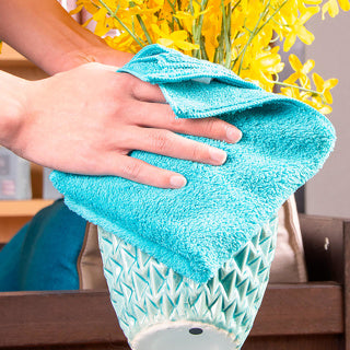Plumeau microfibre maison propre 35x35 cm | 6 pièces