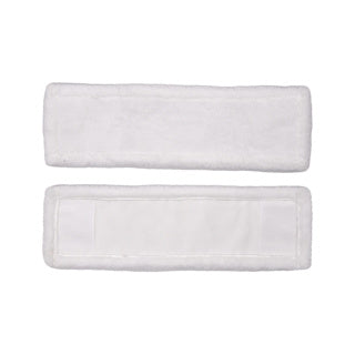 Clean home serpillères en microfibre blanc 2 pièces | 6 pièces