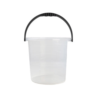Seau transparent 10 litres | 3 pièces