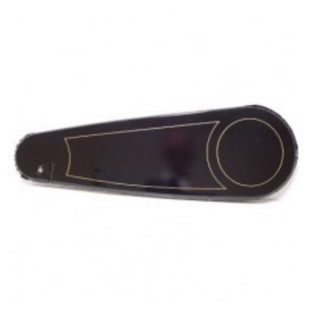 Gardien de chaîne 28 Tissu de vernis Matt noir