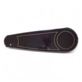 Gardien de chaîne 28 Tissu de vernis Matt noir