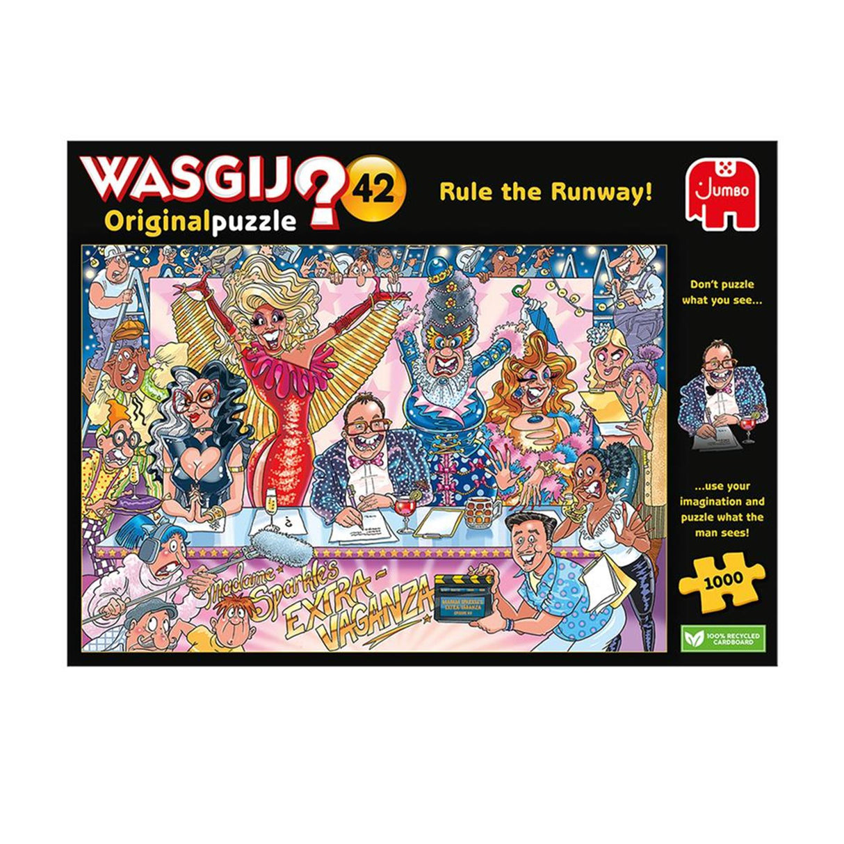 Jumbo Wasgij Original 42 - Paillettes et étincelles !, 1000 pcs.