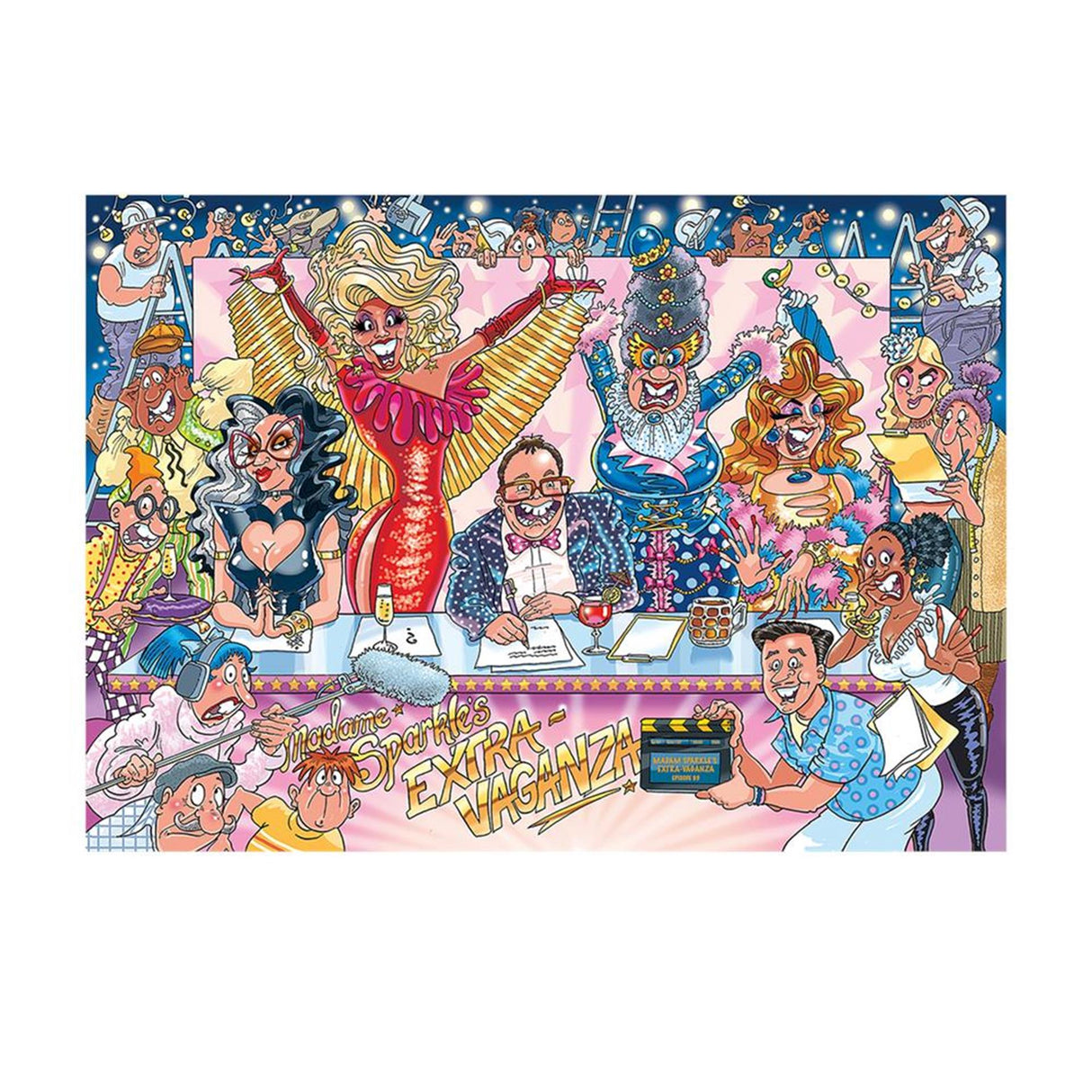 Jumbo Wasgij Original 42 - Paillettes et étincelles !, 1000 pcs.