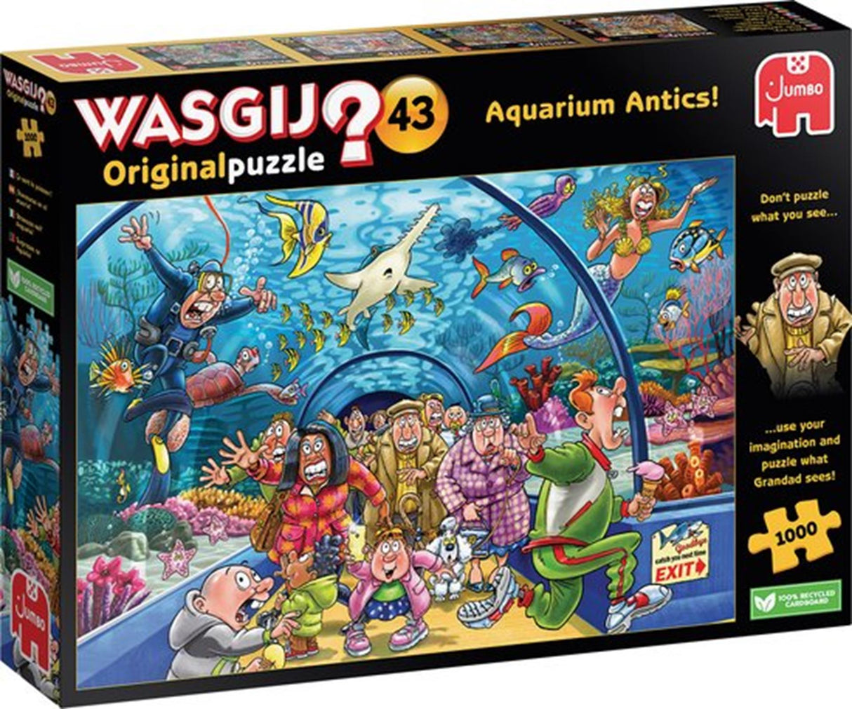 Puzzle Jumbo Wasgij original 43 - pas dans le crochet, 1000 pcs.