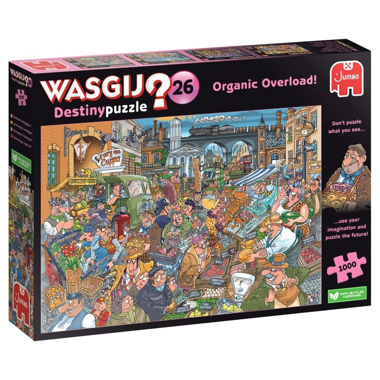 Puzzle Jumbo Wasgij Destiny 26 - débordant de bio !, ​​1000 pcs.