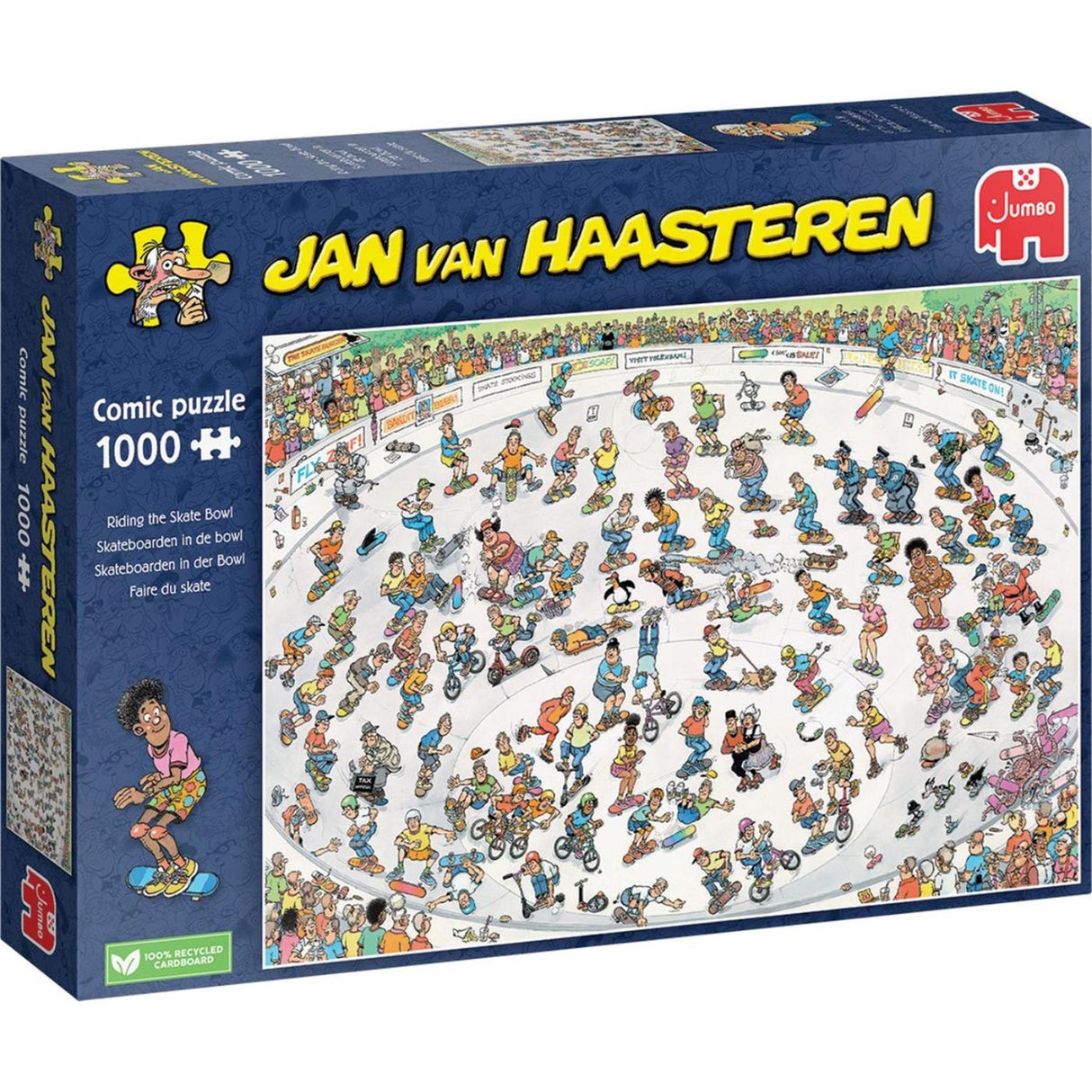 Puzzle Jan van Haasteren - skateboard dans le bol, 1000 pcs.