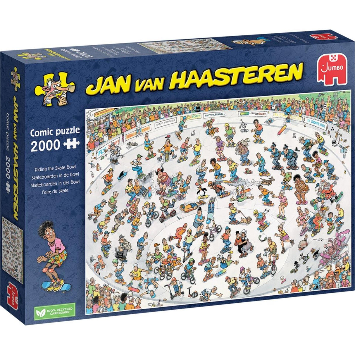 Puzzle Jan van Haasteren - skateboard dans le bol, 2000 pcs.