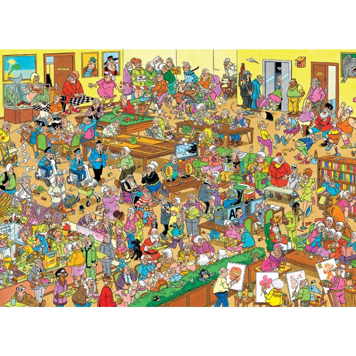 Puzzle Jan van Haasteren - la maison de retraite, 1000 pcs.