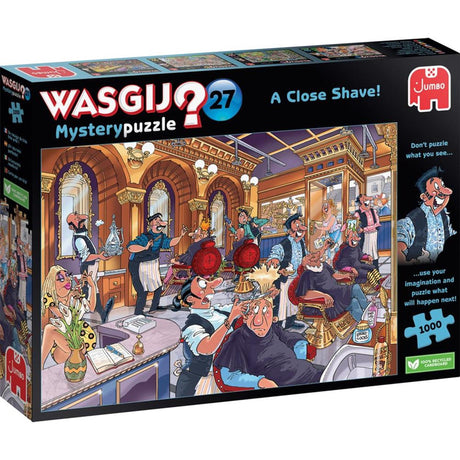 Wasgij mystère 27 puzzle - feu dans la poêle !, 1000 pcs.
