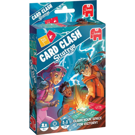 Jeu de cartes de choc de cartes Stratego Jumbo