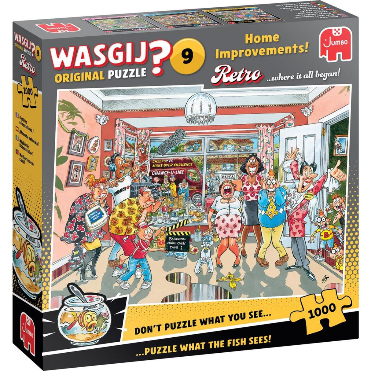 Jumbo wasgij retro original 9 puzzle - petite rénovation, 1000 pcs.