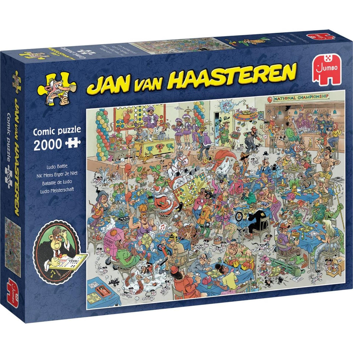 Puzzle géant Jan Van Haasteren Championnat néerlandais Les gens ne vous ennuient pas 2000 pièces