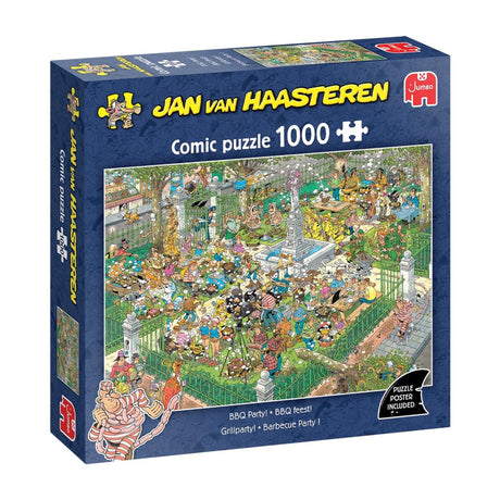 Puzzle géant de Jan van Haasteren Fête barbecue JVH ! 1000 pièces