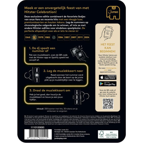 Version de luxe du hitster de célébration géante en canette