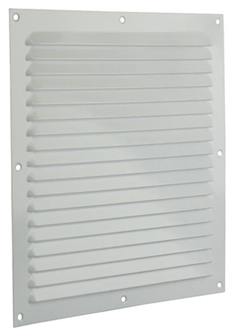 Renson 1006309 - schoepenrooster vlak alu ral 9010 250x250mm | 10 stuks