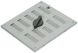 Renson 1006325 - regelbare rooster opb. 4037 alu ral 9010 155x155mm | 2 stuks