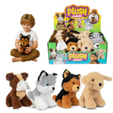 Toi-toys pluche hond -puppy- 15cm 4ass