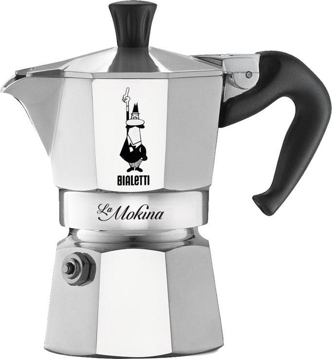 Bialetti 0002380 cafetière manuelle moka express 0,04 l acier inoxydable