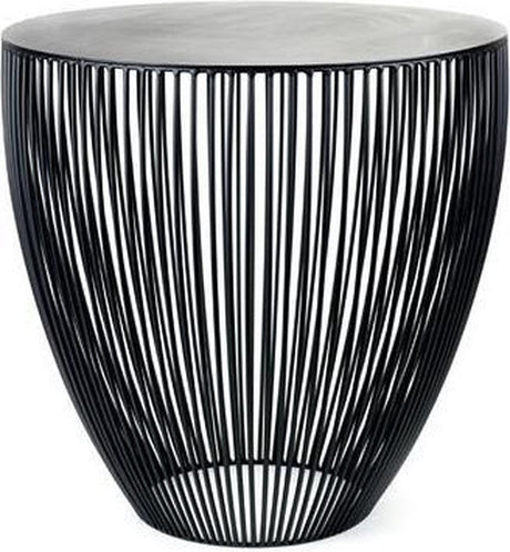Serax - sculptures métalliques antonino sciortino - table d'appoint l - noir - 50 ø