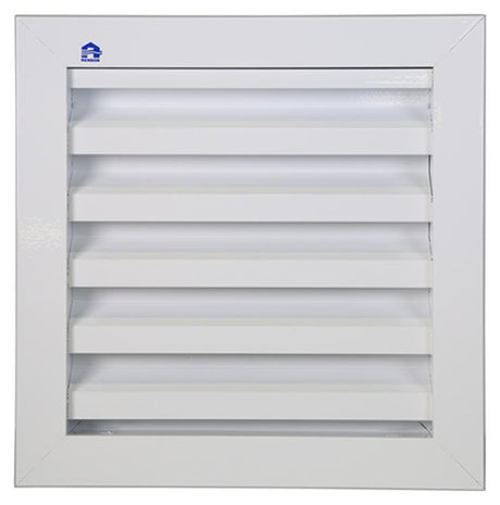 Renson 1006610 - inbouw muurrooster 411 ral 9010 200x200mm | 2 stuks