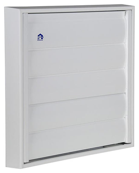Renson 1013879 - lamellenrooster alu wit 433 210x210mm | 2 stuks