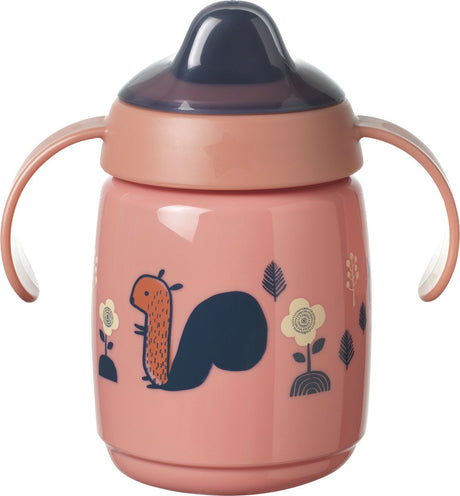 Gobelet Tommee tippee superstar sippee - avec bec souple - avec intellivalve - technologie antibactérienne bacshield - à partir de 6 mois - 300 ml - rouge