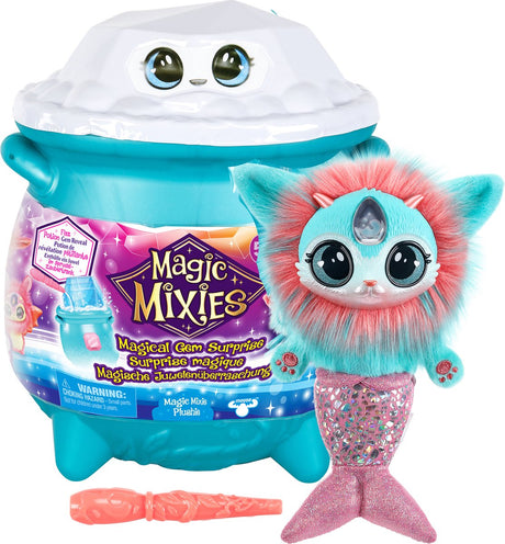 Moose Toys Magic Mixies Magical Gem Suprise Magic Boiler Boiler Water - Faites votre mixie Plushie