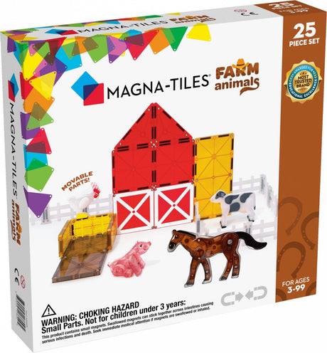 Tuiles Magna | animaux de la ferme, ensemble de 25 pièces