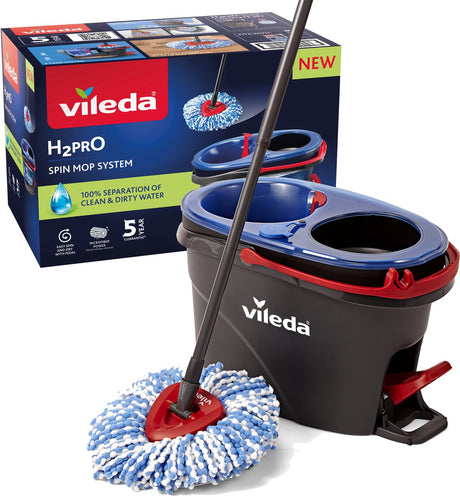 Boîte de vadrouille rotative Vileda h2pro