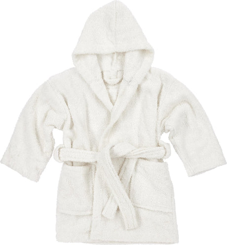 Peignoir Meyco baby uni - tissu éponge - blanc cassé - 98 104