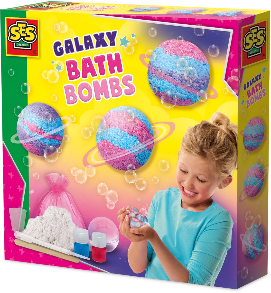 Ses bombes de bain galaxie