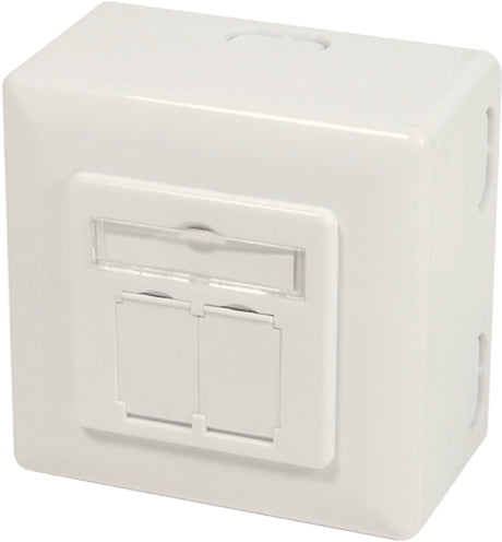 Boîte montée en surface Dsit cat6a utp stp - ivoire