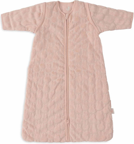 Jollein x nijntje - baby slaapzak winter met afritsbare mouw 110cm - miffy jacquard wild rose - winterslaapzak