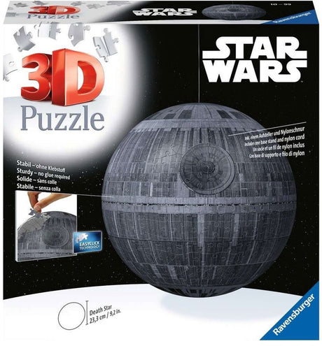Ravensburger - étoile de la mort star wars - puzzle 3d 540 pièces