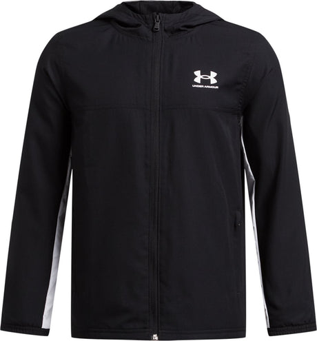 Under Armour UA B Rival WVN Jacket Gilet de sport pour garçons - Noir