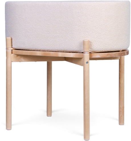 Berceau teddy Childhome – Lit bébé 2 en 1 et table enfant – écru – avec matelas – 79x45x82 cm