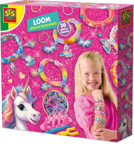 Ses licorne créative - métier à tisser breloques bracelets - confection de bracelets - bricolage - pour les filles à partir de 6 ans
