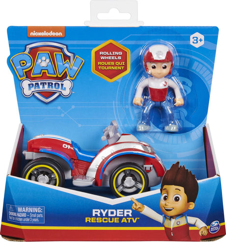 Ryder de véhicule de base Paw Patrol | 2 pièces