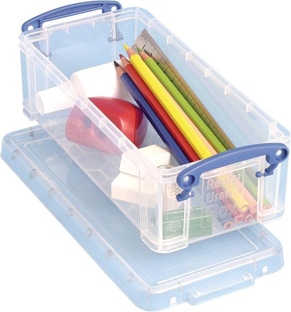 Boîte à crayons vraiment utile, 09 litres, transparente