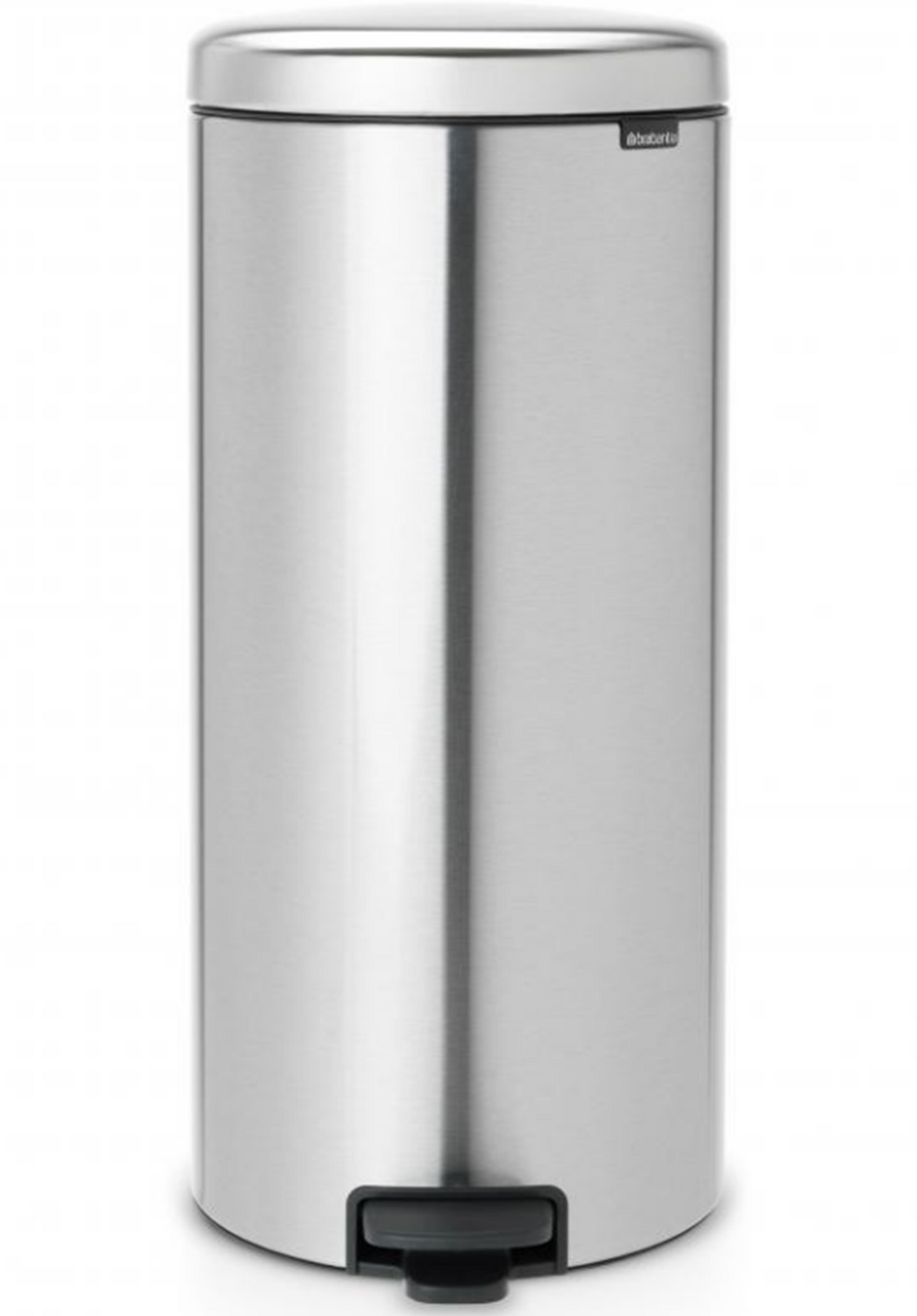 Poubelle Brabantia newicon - 30 litres - acier mat résistant aux empreintes digitales