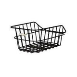 Basil Cento alu bicycle basket on the back black