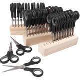 Ciseaux pour enfants Creativ company, L : 14 cm, droitier-gaucher, noir, 1 set