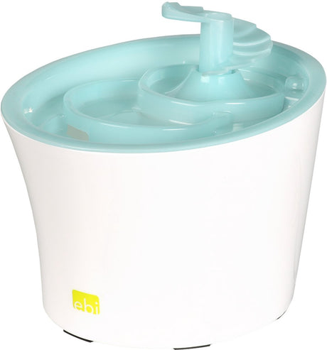 Ebi tugela distributeur d'eau pour animaux de compagnie fontaine à boire bleu 3l - 22,5x18,5x16cm