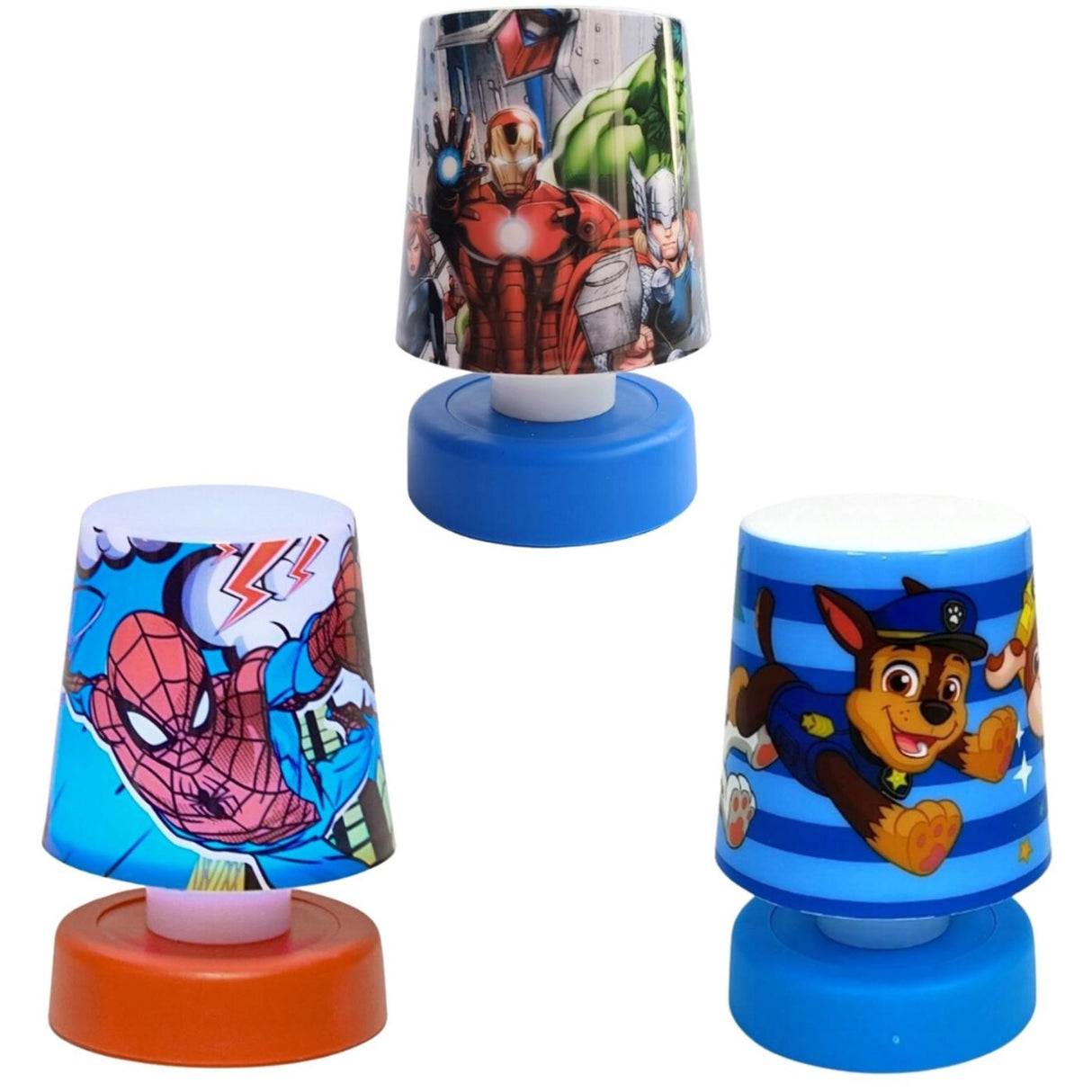 Lampe poussoir homologuée sur pile 11cm