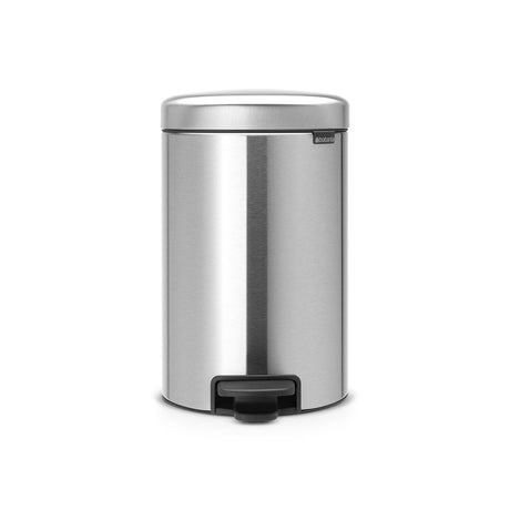 Brabantia poubelle à pédale newicon 12l acier mat