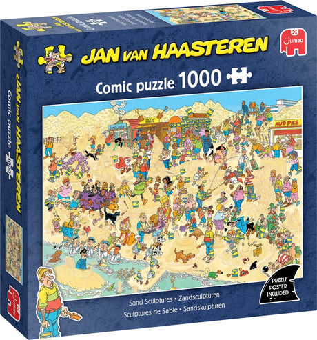 Puzzle Jumbo Jan van Haasteren sculptures de sable 1000pcs