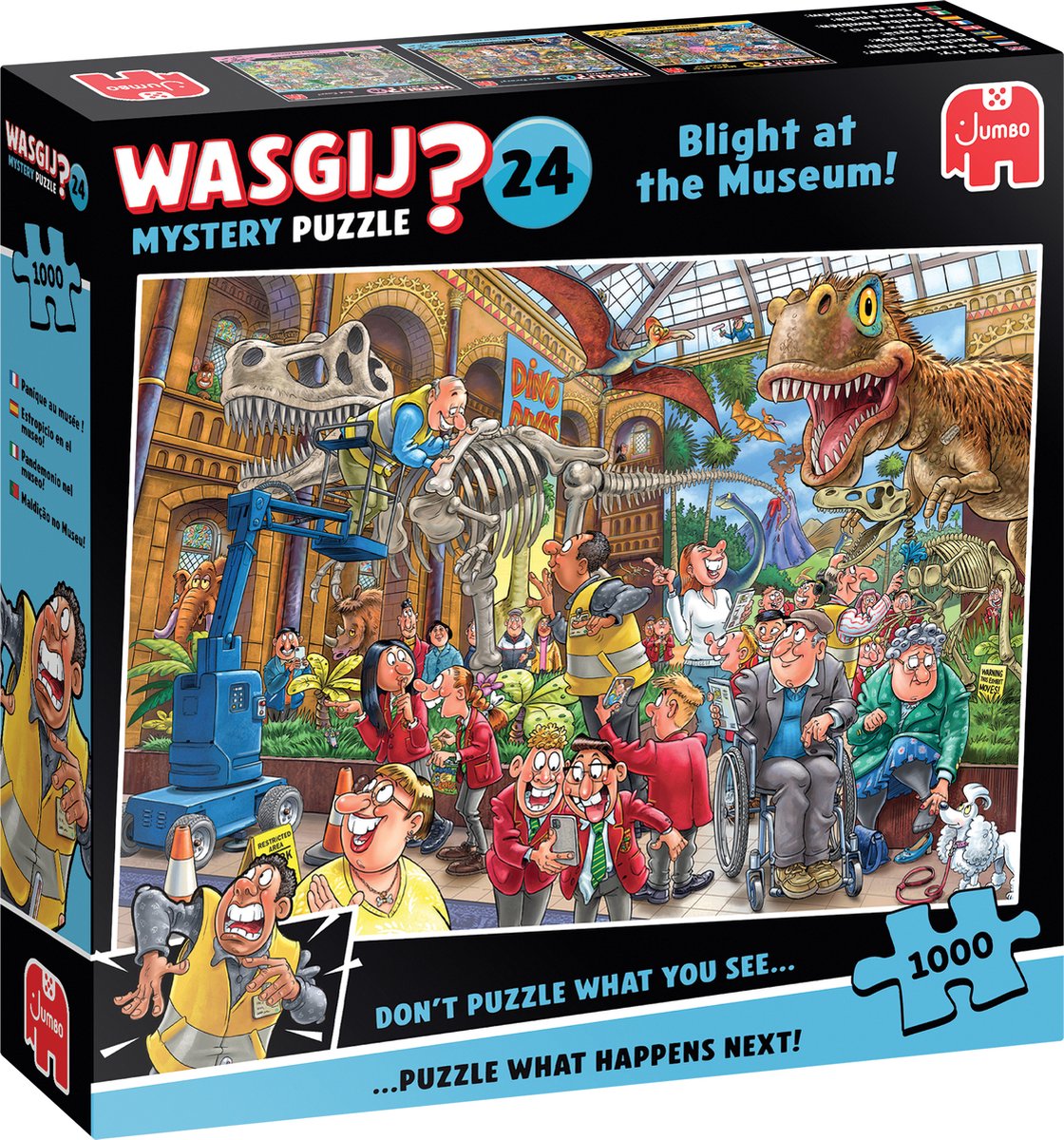 Puzzle Jumbo Wasgij Mystery 24 - Panique au musée !, 10 000 pcs.