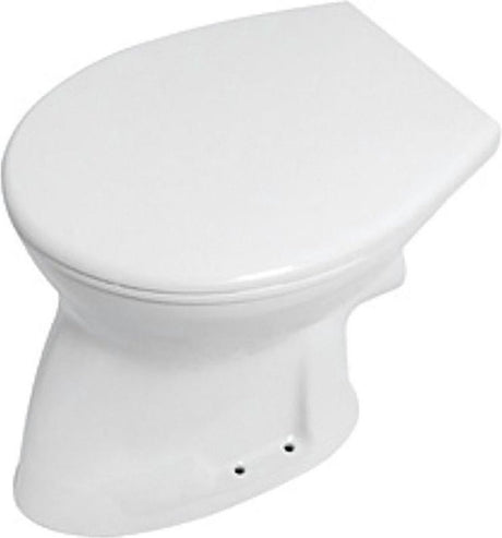 Plieger brussels cuvette de toilette à chasse d'eau plate pk 35x46,5cm blanc