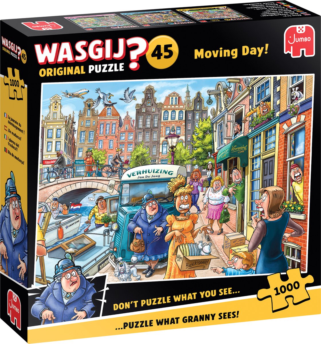 Wasgij original 45 - jour du déménagement ! - Puzzle de 1000 pièces - Puzzle