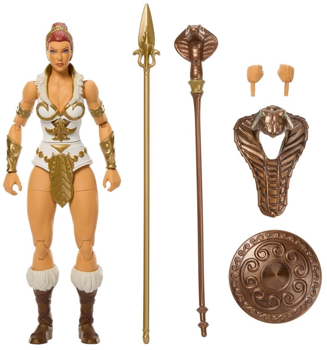 Mattel les maîtres de l'univers figurine new eternia teela figurine articulée 18 cm